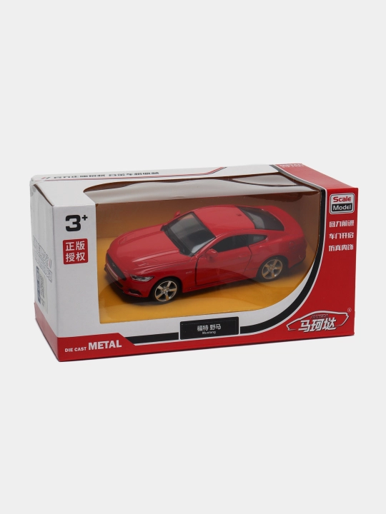 Инерционные коллекционные машинки 1:36 Mustang, красный