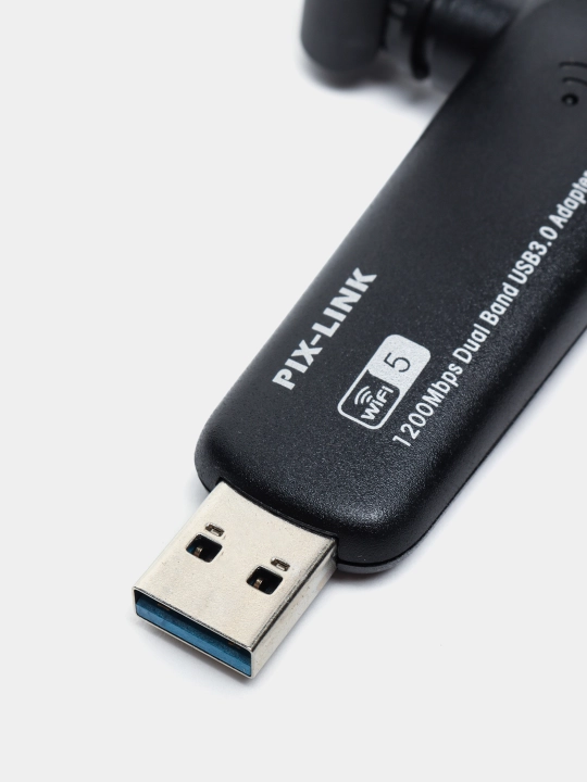 Ультра быстрый Wi-Fi адаптер Pix-Link, 1200 Мбит/с два диапазона на 2,4 ГГц на Wi-Fi 5 ГГц