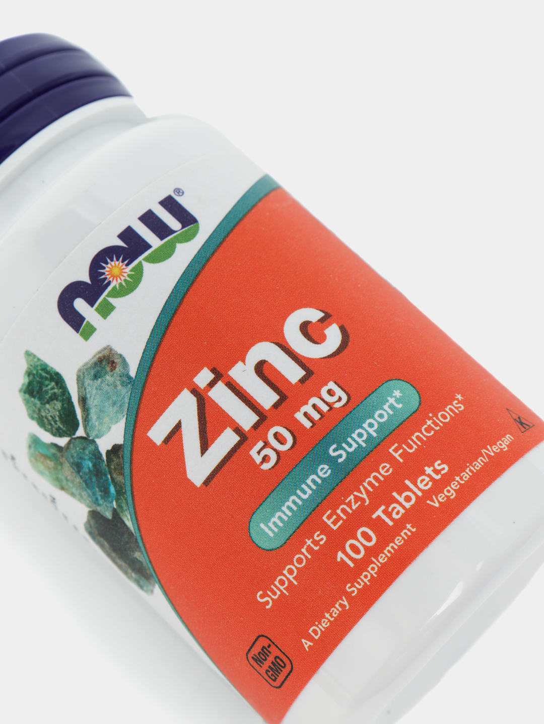 Zinc <b>Now</b> <b>Foods</b>, 50 mg, 100 tabletkani 1 kunda bepul yetkazib berish bilan x...