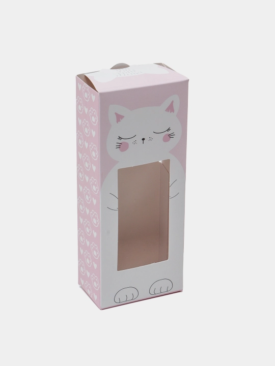 Коробка складная  Кот,  6 * 14.5 * 3.5 см - 