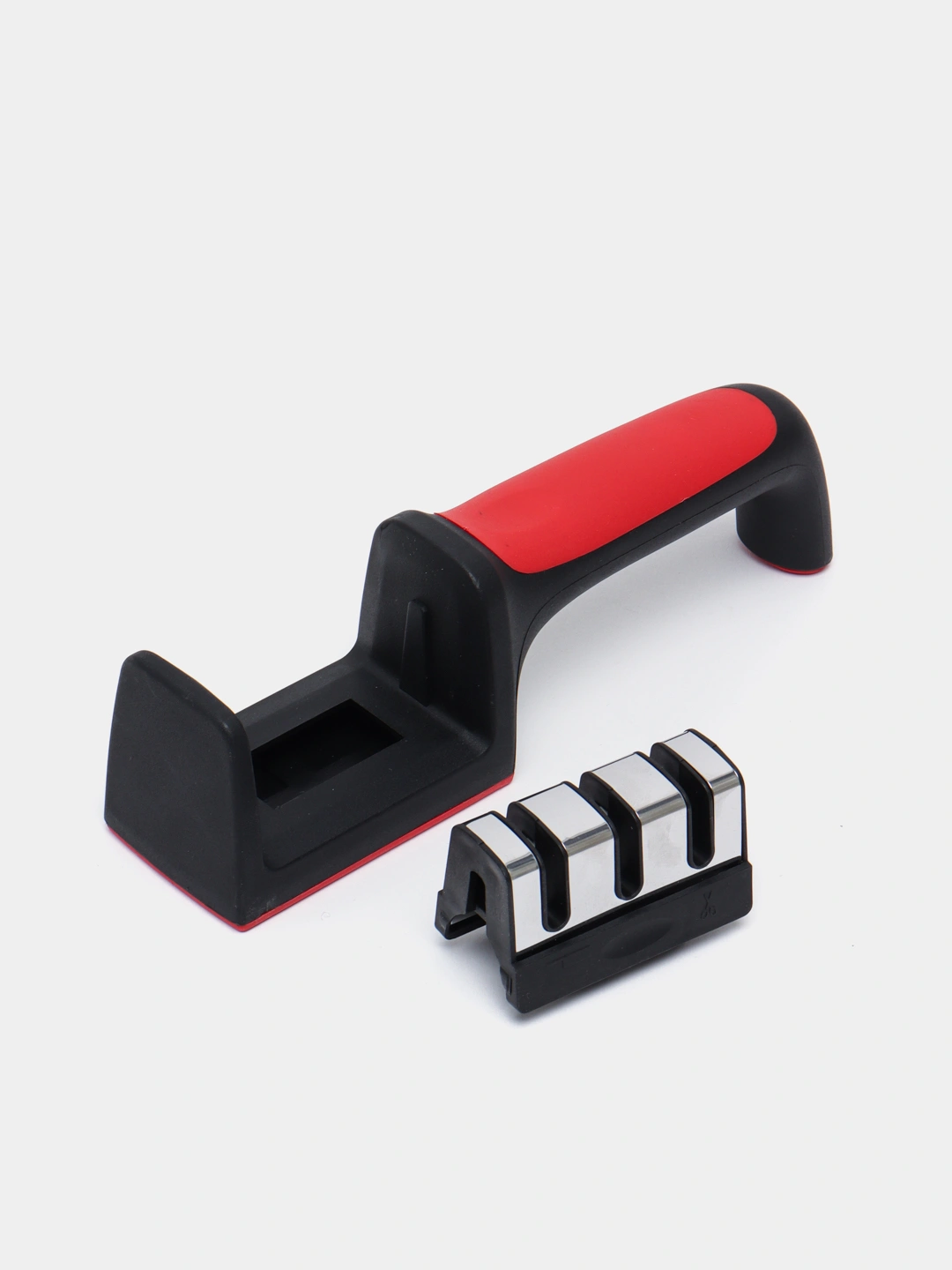 Точилка для ножей и ножниц, точилка с 3 видами заточки, ручная точилка ...