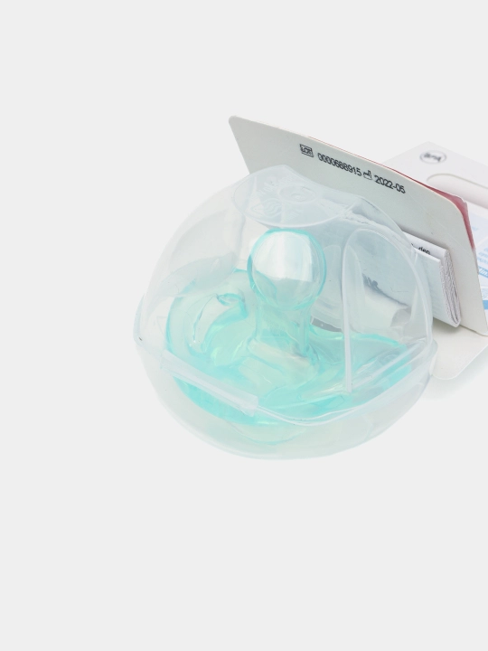 Пустышка NUK Sensitive, силикон, 0-6 м