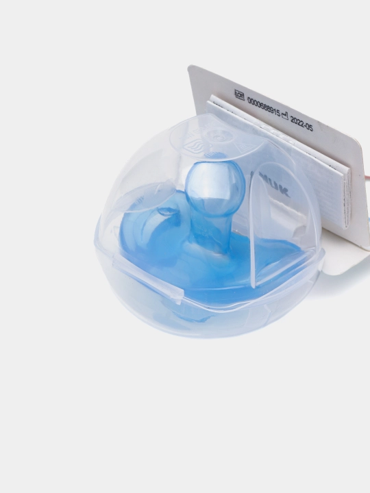 Пустышка NUK Sensitive, силикон, 0-6 м
