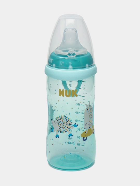 Suv ichirgich Nuk Active, silikonli nasadka bilan, 12 oydan, 300 ml - 