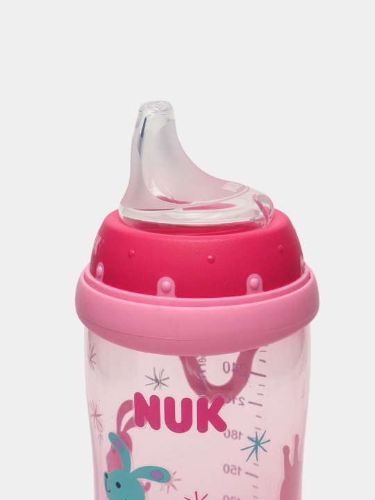 Поильник Nuk Active, насадка из силикона, с 12 месяцев, 300 мл