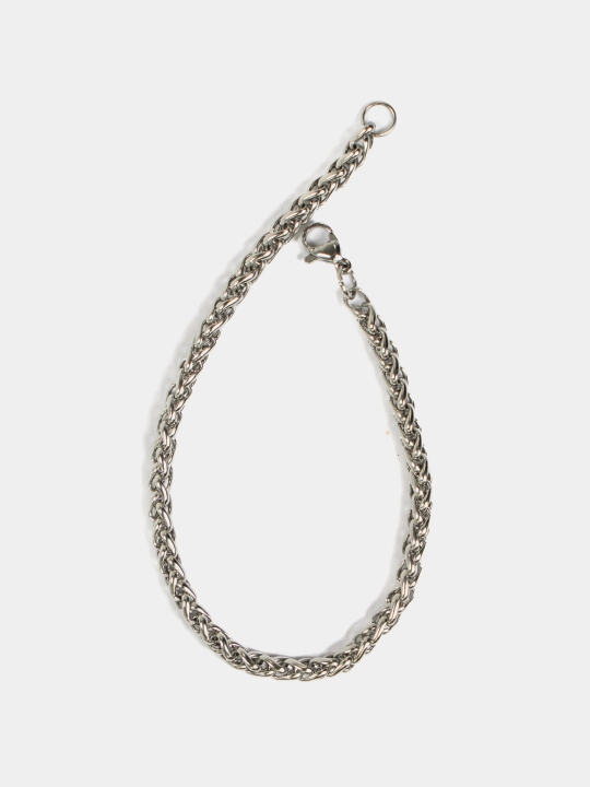Браслет мужской, круглый, из нержавеющей стали, 'Krug', 20 см