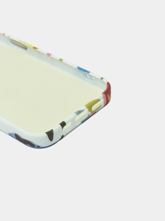 Чехол на iPhone 14, противоударный, силиконовый с принтом цветочки