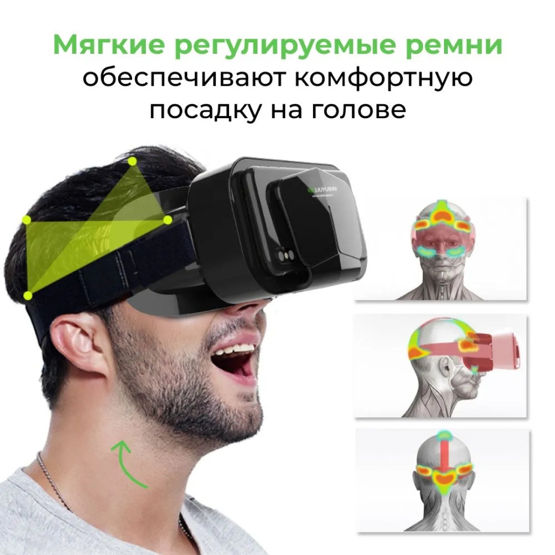 Очки виртуальной реальности VR Shinecon SC-G10, с контроллером SC-B03  купить по низким ценам в интернет-магазине Uzum (359210)