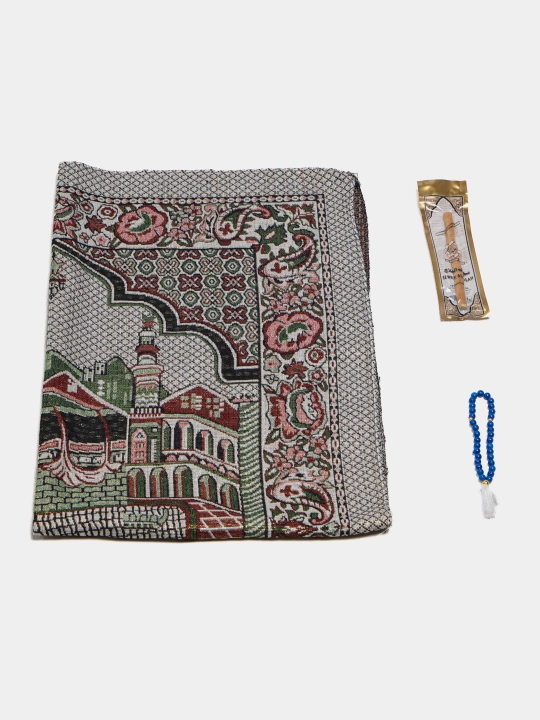 Ayollar sovg'a to'plami - Namoz kiyim, Tasbih, Jo'ynamoz (gilam), Misvok
