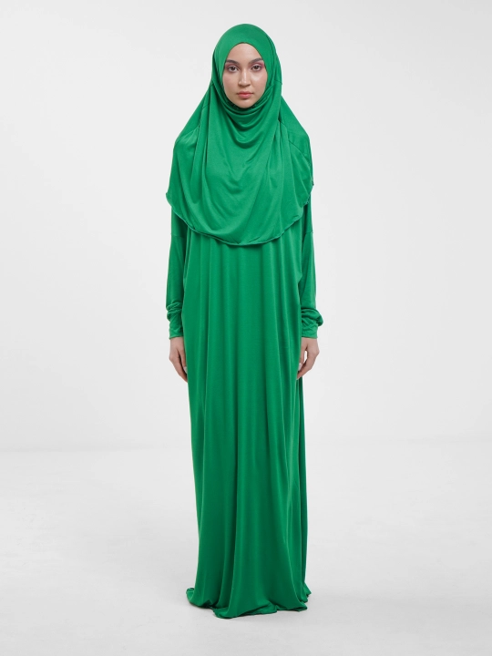 Ayollar sovg'a to'plami - Namoz kiyim, Tasbih, Jo'ynamoz (gilam), Misvok