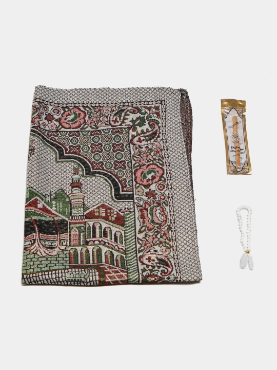 Ayollar sovg'a to'plami - Namoz kiyim, Tasbih, Jo'ynamoz (gilam), Misvok