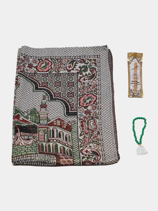 Ayollar sovg'a to'plami - Namoz kiyim, Tasbih, Jo'ynamoz (gilam), Misvok