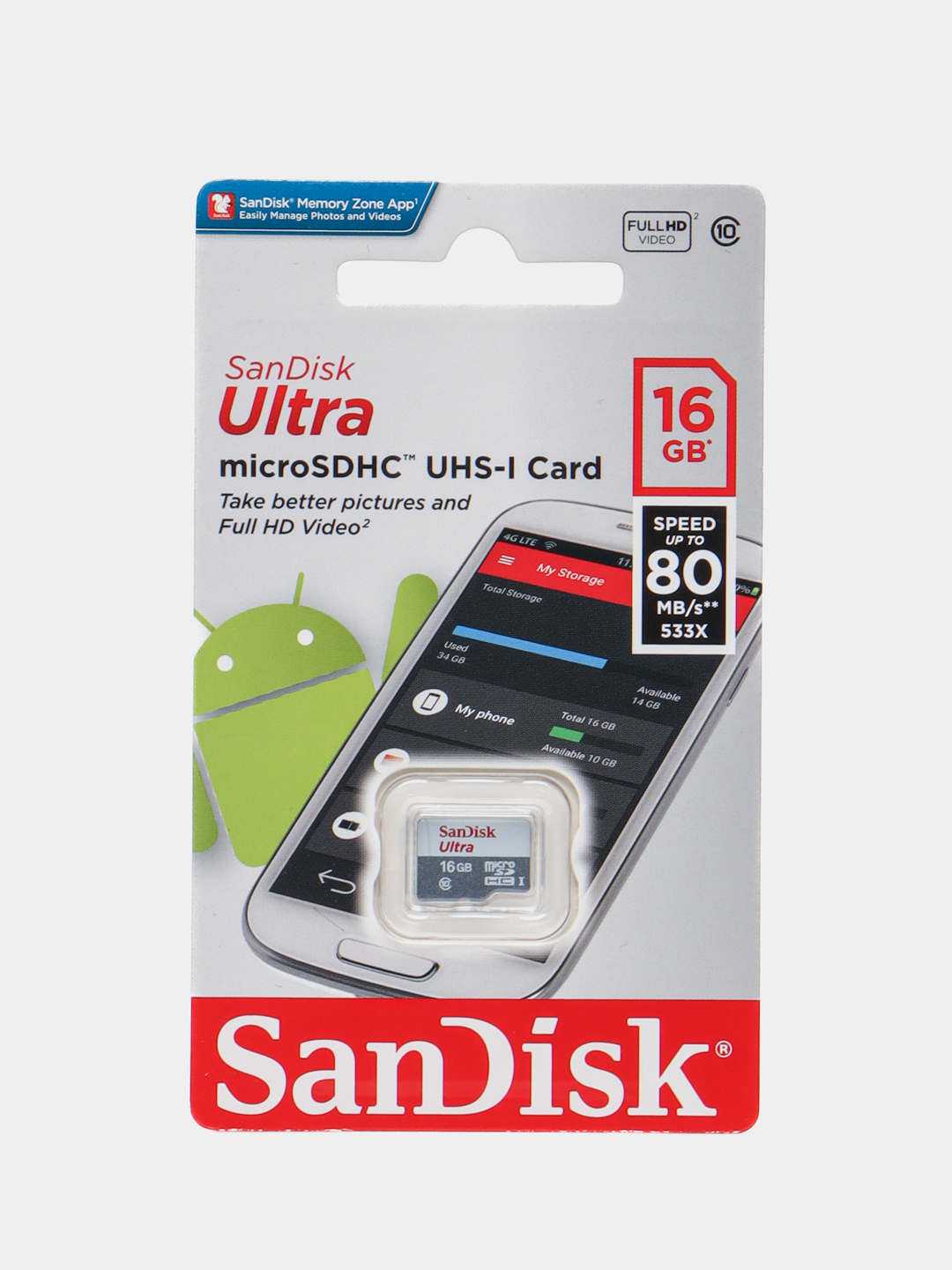 Fleshka Sandisk Ultra Micro Sd Gb Global