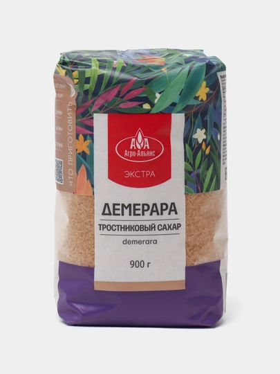 Сахар тростниковый Агро-Альянс Demerara, 900 г — NETPRO-P04FF0E