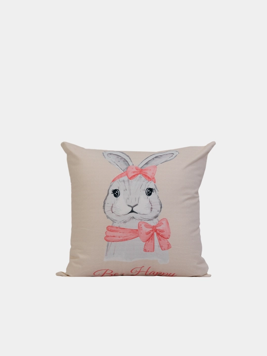 Подушка декоративная Dudu textile Заяц, интерьерная, с принтом, 50 * 50 см - 