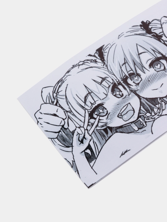 Bank kartalari uchun stikerlar anime uslubida, suvga chidamli