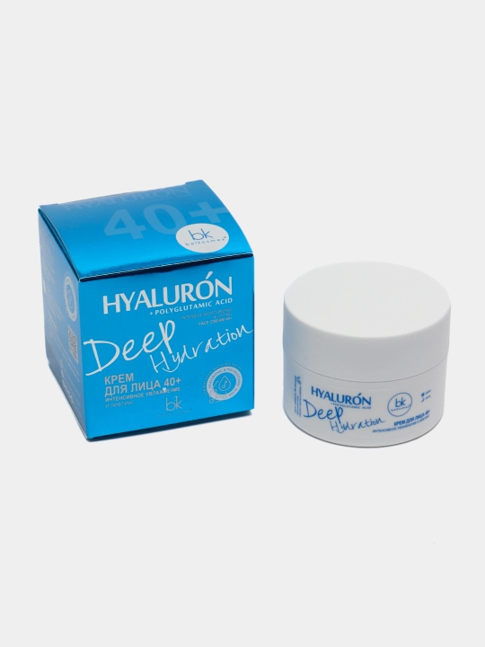 Крем для лица Belkosmex Hyaluron Deep Hydration 40+, 48 мл - 