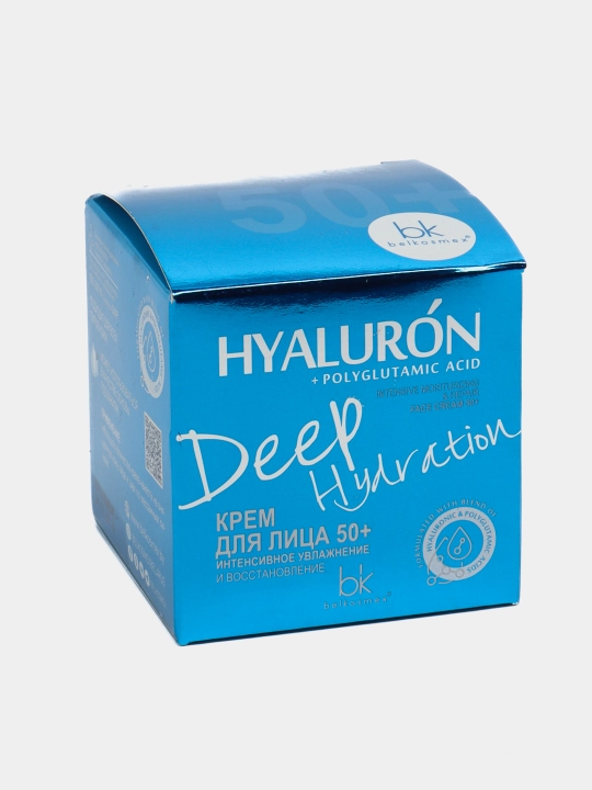 Крем для лица Belkosmex Hyaluron Deep Hydration 50+, 48 мл