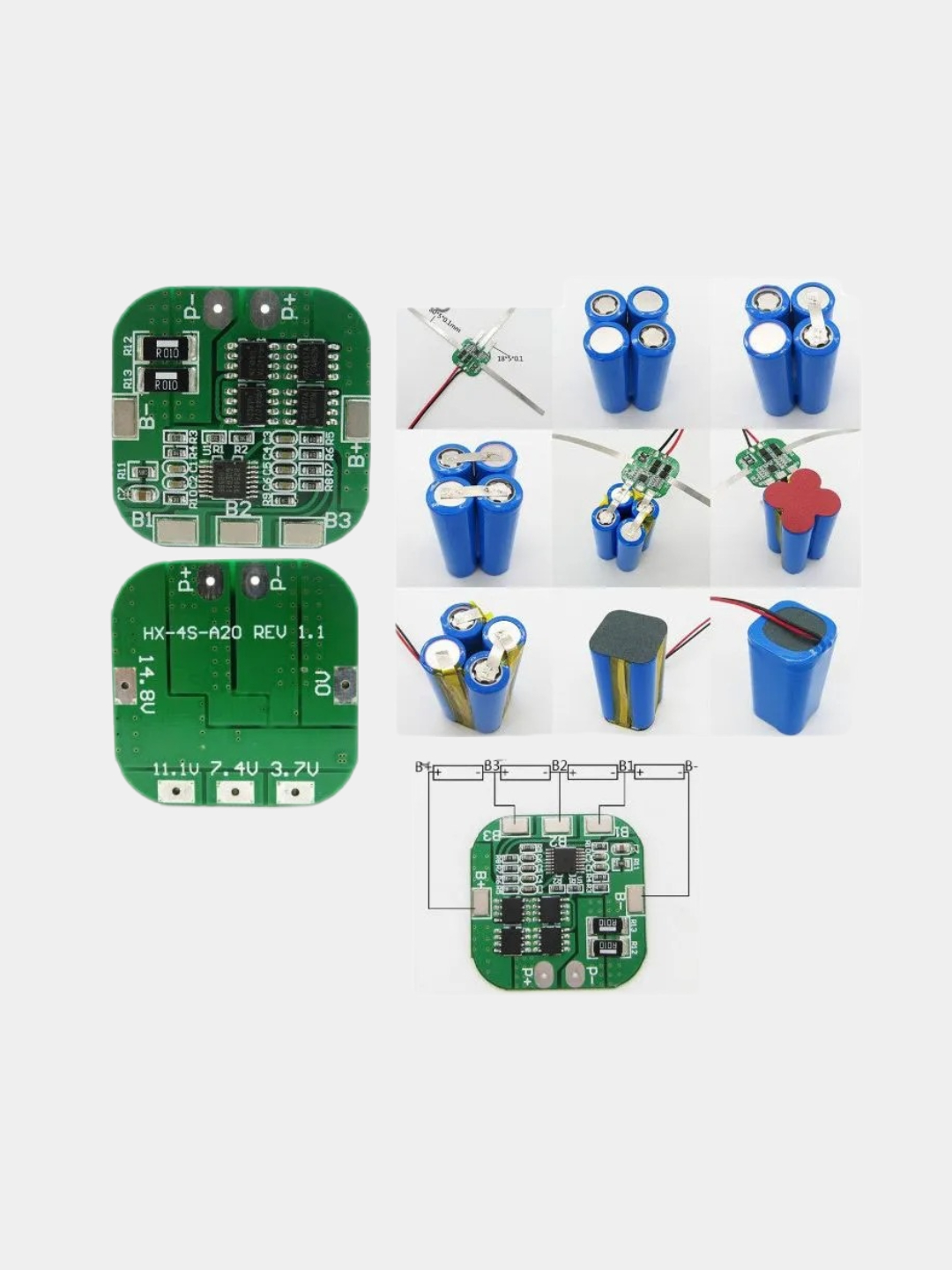 Плата Защиты Li Ion Аккумуляторов 18650 Купить