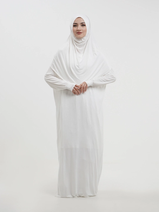 Ayollar sovg'a to'plami - Namoz kiyim, Tasbih, Jo'ynamoz (gilam), Misvok