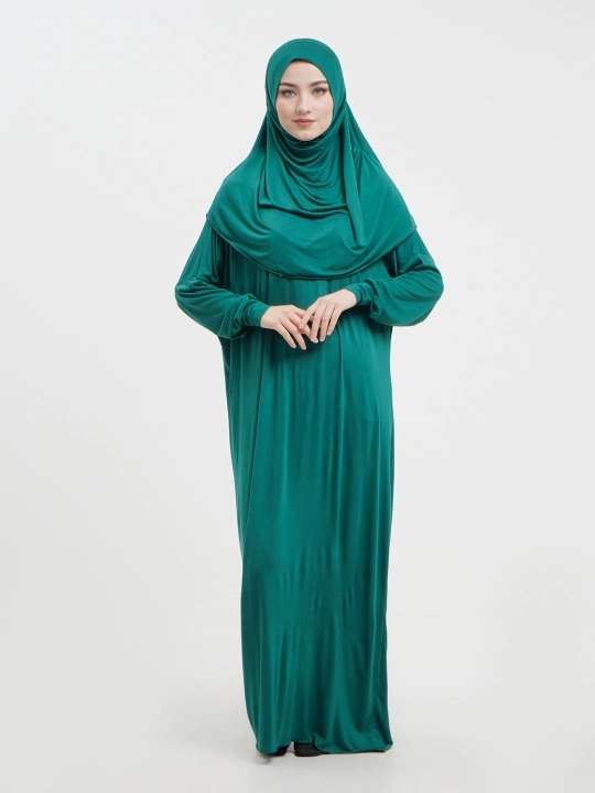 Ayollar sovg'a to'plami - Namoz kiyim, Tasbih, Jo'ynamoz (gilam), Misvok