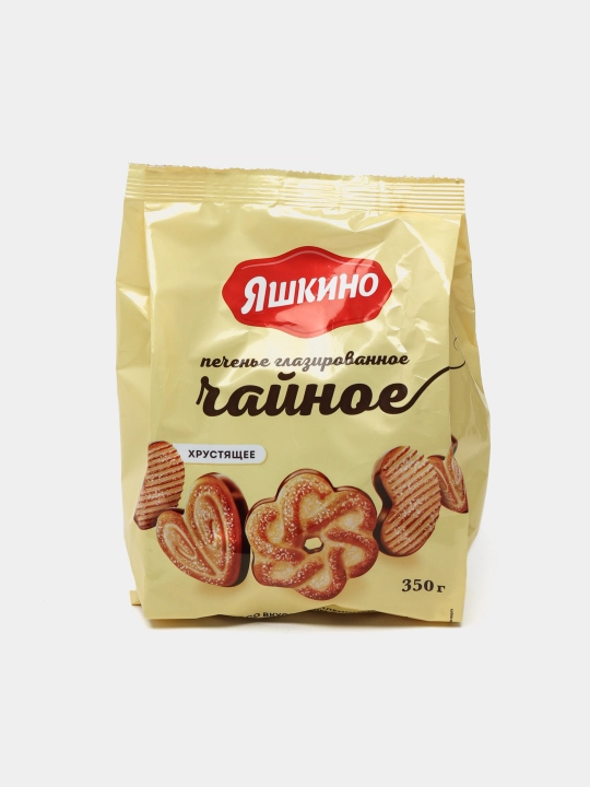 Печенье глазированное чайное Яшкино, 350 г - 