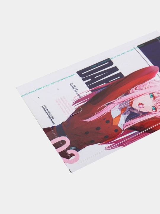 Bank kartalari uchun stikerlar anime uslubida, suvga chidamli