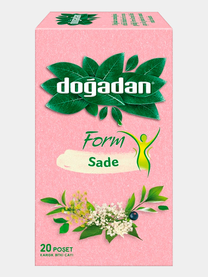 Турецкий чай для похудения Dogadan Form, 20 пакетиков, 6 видов