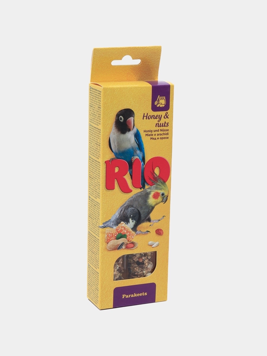 RIO Палочки для средних попугаев с медом и орехами - 