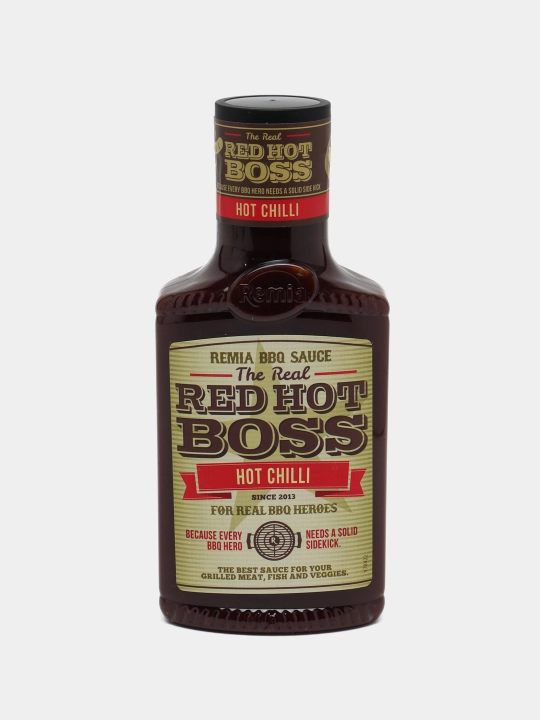 Соус томатный Remia Red Hot Boss BBQ, с перцем чили, 450 мл - 