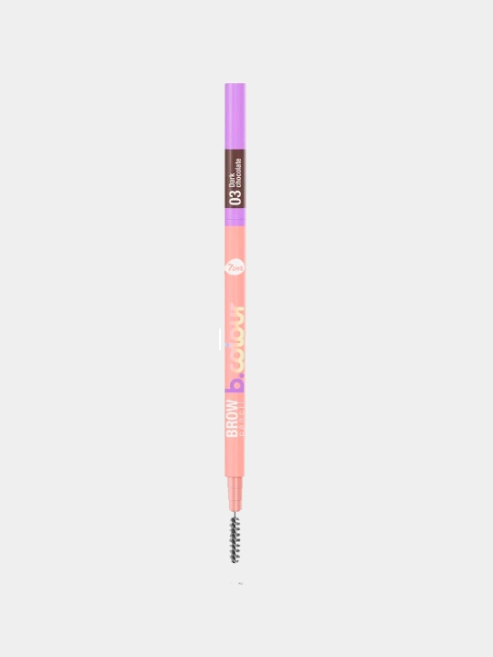 Карандаш для бровей 7Days B.Colour, тон 03 Dark chocolate, 0.06 г