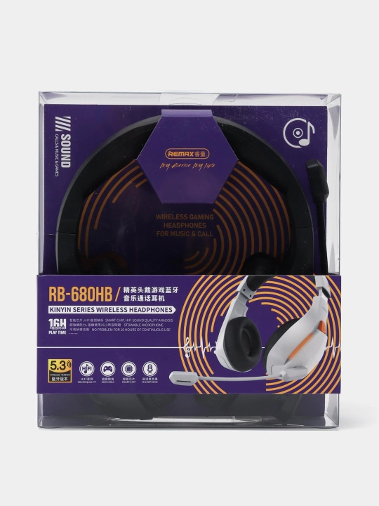 Наушники беспроводные с микрофоном REMAX RB680HB Bluetooth 5.3 23 - 