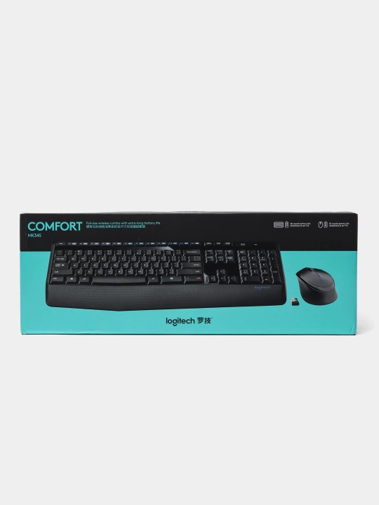 Simsiz klaviatura va sichqoncha to'plami Logitech MK345 Comfort