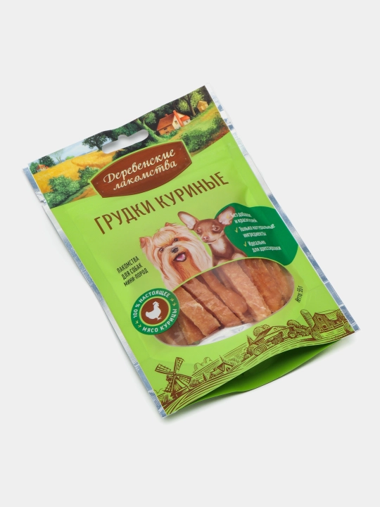 Грудки куриные Деревенские лакомства, 55 г