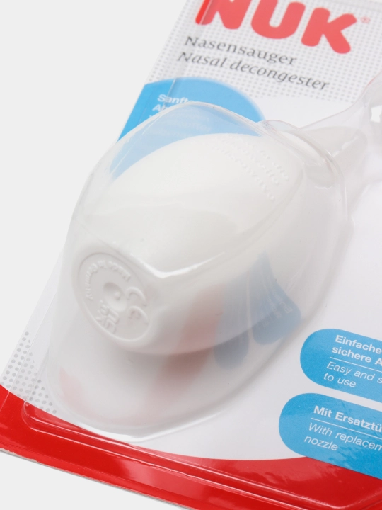 Аспиратор для чистки носа Nuk, 2 насадки