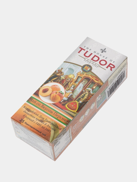 Чай Tudor со вкусом персика, 25 чайных пакетиков