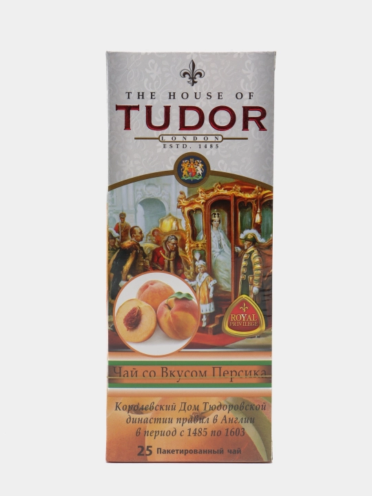Choy Tudor shaftoli ta'mi bilan, 25 choy paketchalari - 
