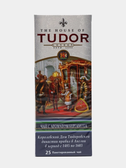 Чай Tudor с ароматом Бергамота, 25 чайных пакетиков — ТАШКЕНТ-P04E348