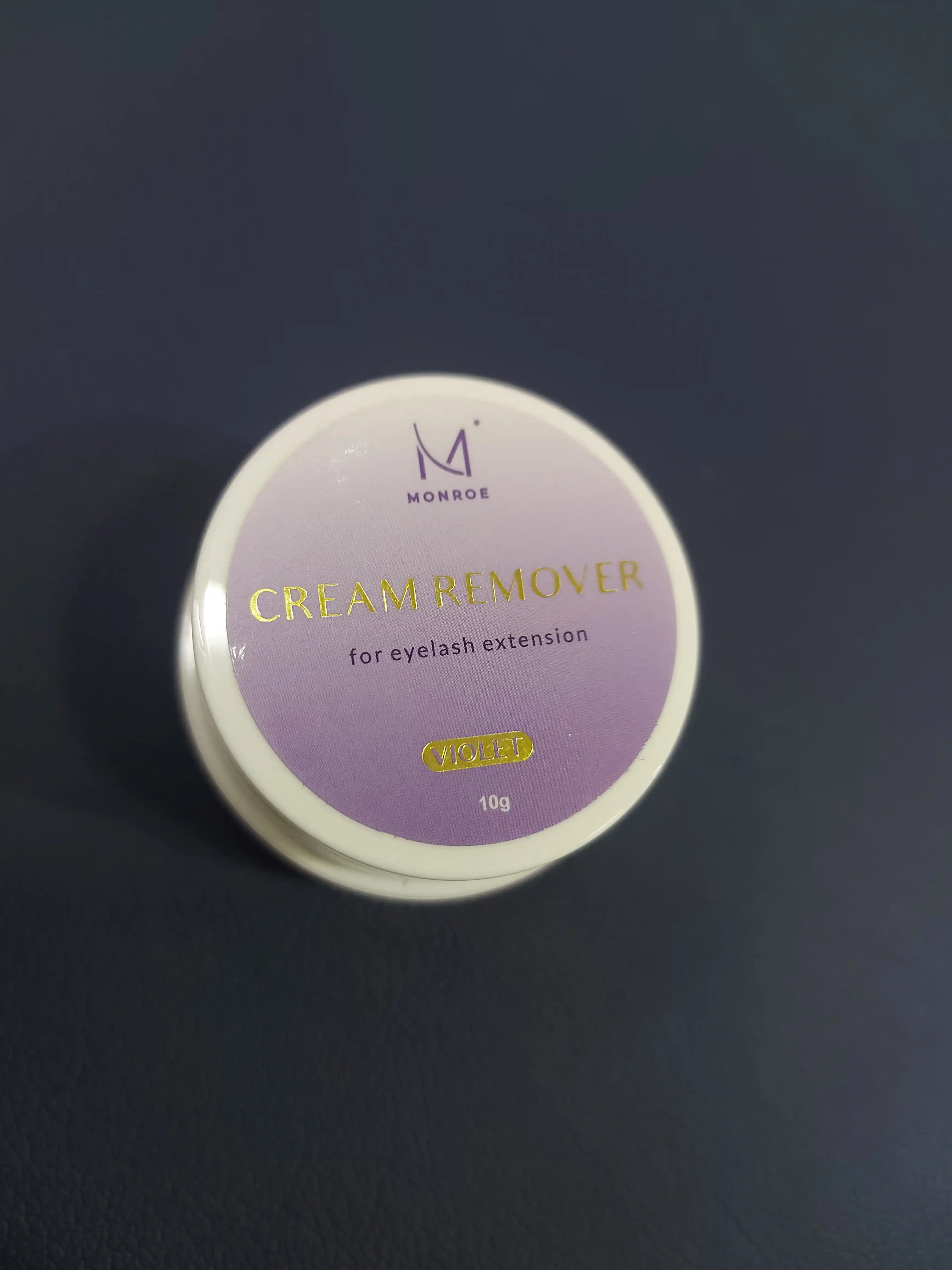Ремувер кремовый, для снятия наращенных ресниц Monroe "Violet", 10 г