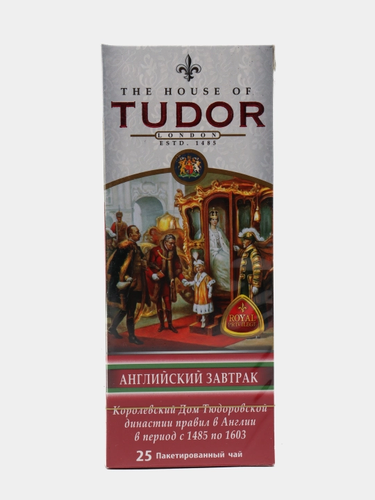 Чай Tudor Английский завтрак, 25 чайных пакетиков - 