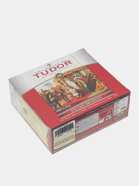 Qora choy Tudor Ingliz nonushtasi, 2 gr dan 100 qopcha