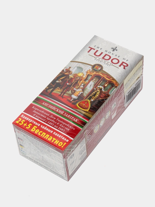 Choy Tudor Ingliz nonushtasi, paketchalarda, 25+5 dona