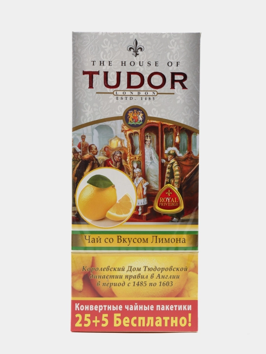 Choy Tudor Limon ta'mli, 25+5 paketcha - 