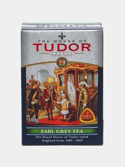 Чай чёрный Tudor с бергамотом, 100 г — ТАШКЕНТ-P04E34B