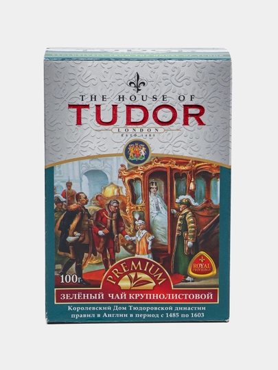 Крупнолистовой зеленый чай Tudor, 100 г — ТАШКЕНТ-P04E359