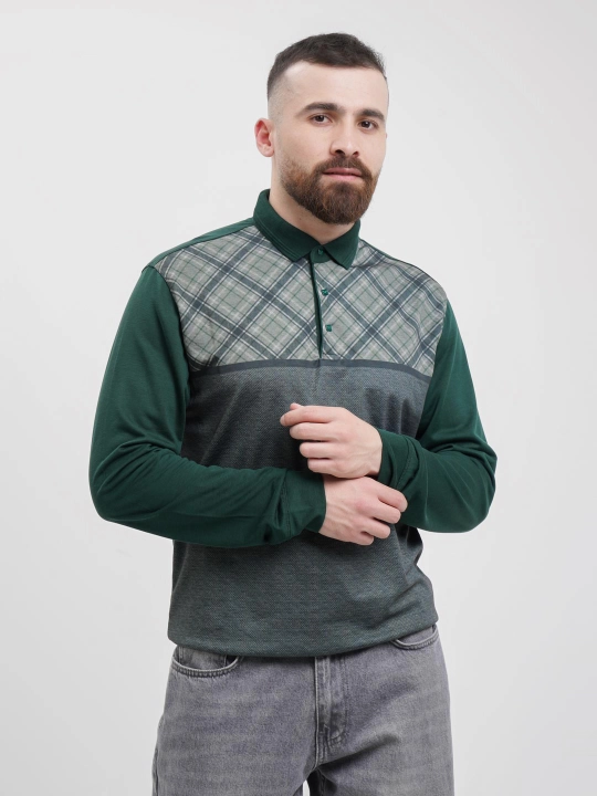 Erkaklar uchun polo BETTER LIFE, uzun yengli
