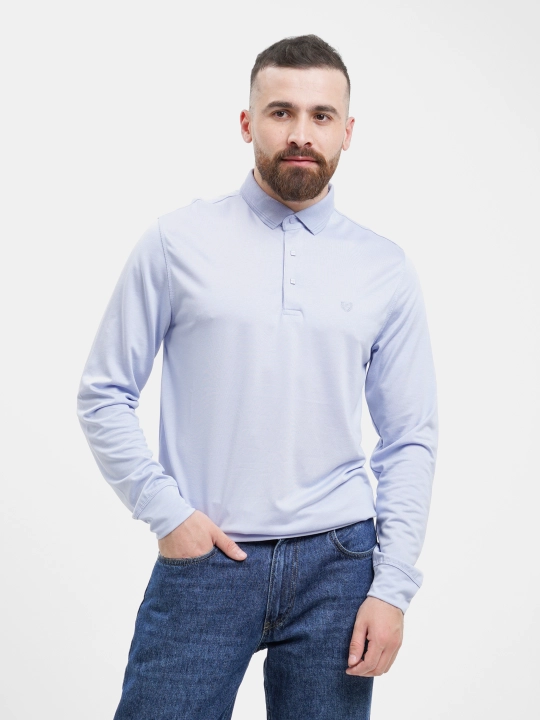 Erkaklar uchun polo BETTER LIFE, uzun yengli - 