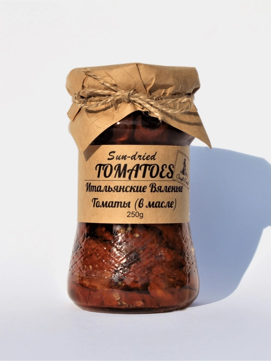 Вяленые томаты в масле "CRAFT FOOD", в стеклянной банке, 250 г