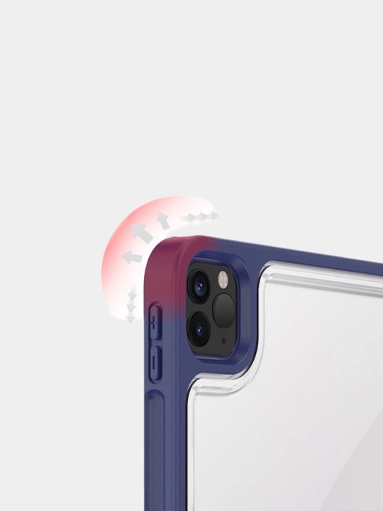 Himoya g'ilofi iPad Pro Mutural uchun 10.9 (2022) / (2021) / (2020) / (2018) stend bilan
