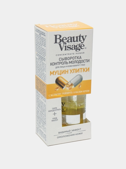 Yoshlikni nazorat qilish sarum "Salyangoz Mucin "yuz va teri uchun "Beauty Visage", 30 ml
